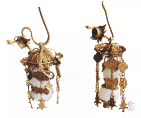 明代耳饰款式开元棋牌金器(图24)